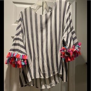 Plus size-When On Vacation top.